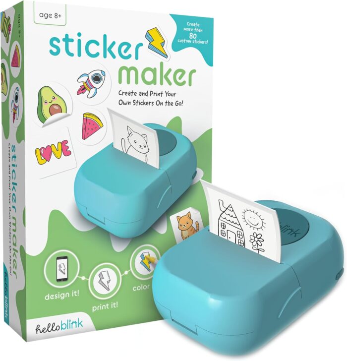 Hello Blink Mini Sticker Maker & Photo Printer (Ages 8+)