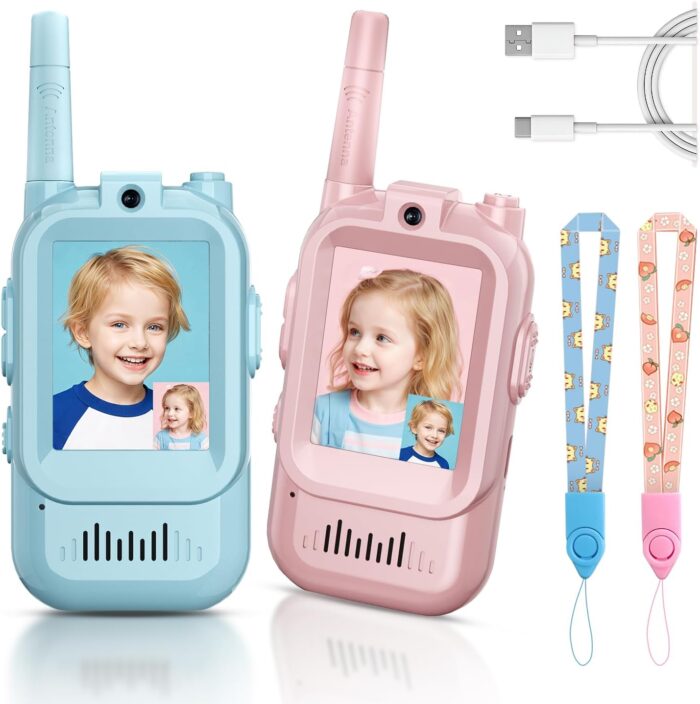 Kids Video Walkie Talkies with Camera – 2 Pack